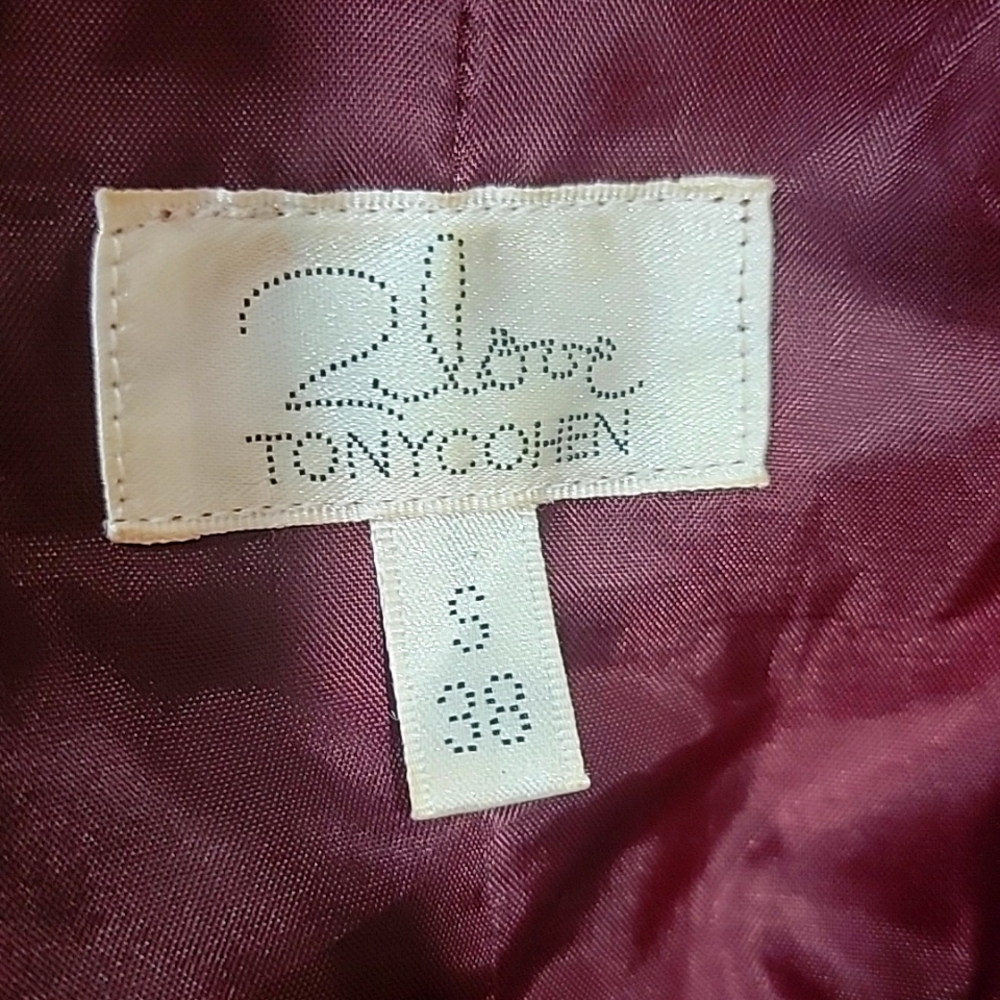Small Tony Cohen Leather Jacket Bought From Italy